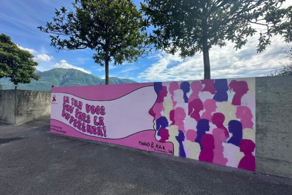 Un murales contro la violenza