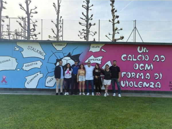 A Chiasso un murales contro la violenza